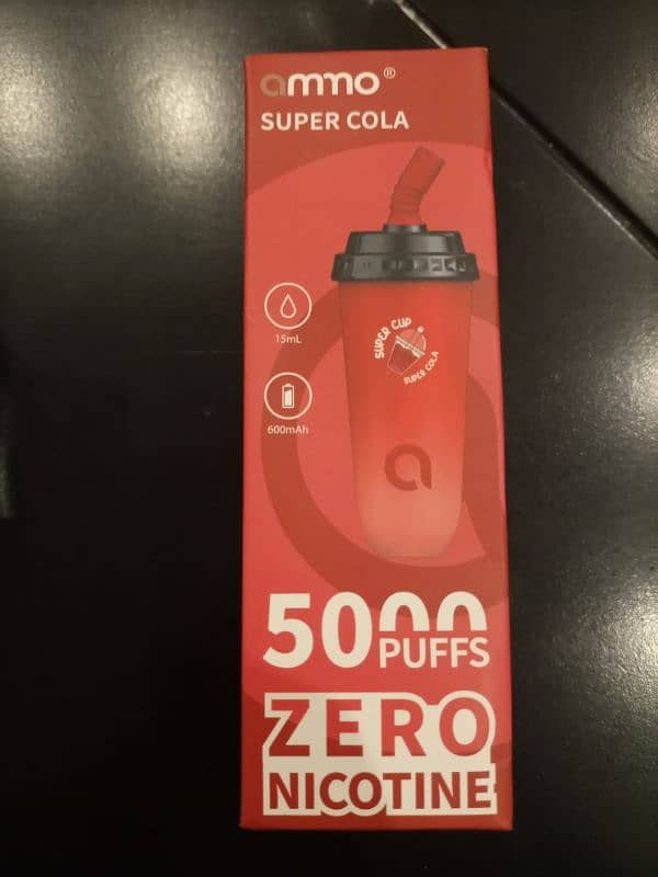 branded vape pod Ammo super cola 5000puffs came from USA 7