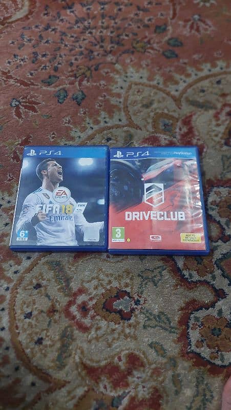 FIFA 18 AND DRIVE CLUB PS4 GAMES AVAILABLE what app 0312 8111707 1