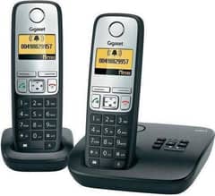 Gigaset Cordless 2 Handset With Intercom Ptcl , Landline Phone set