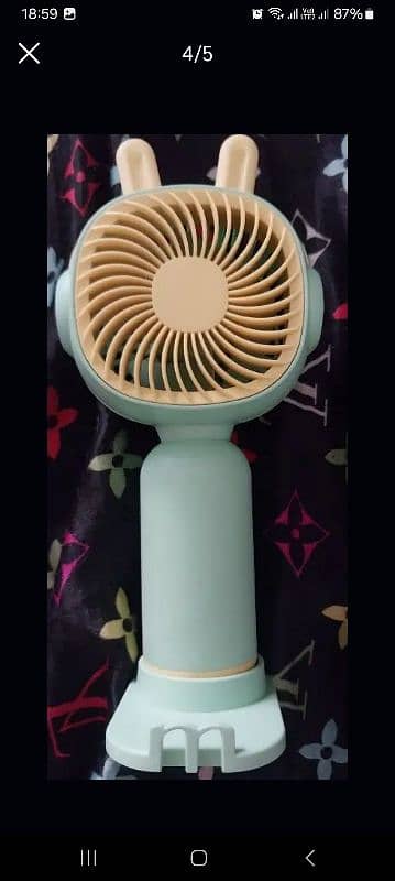 Simple Mini Handled Fan 3