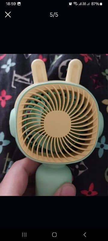 Simple Mini Handled Fan 4