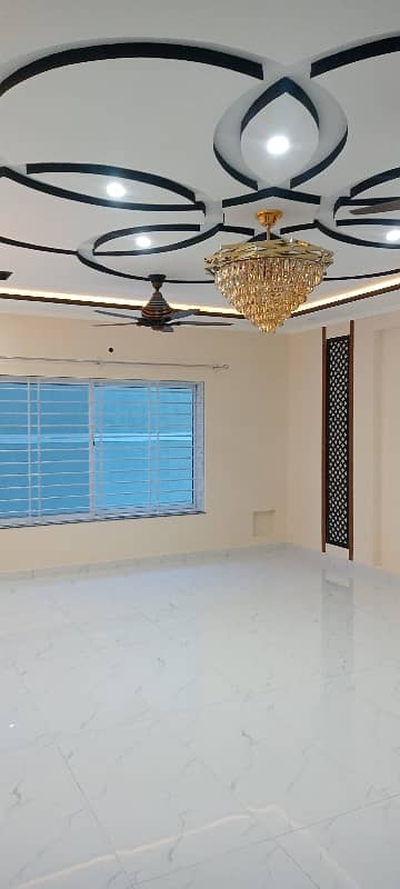 1 Kanal brand new dobal story house for sale in cbr town near park masjid markeet very hot location beatifull house 15