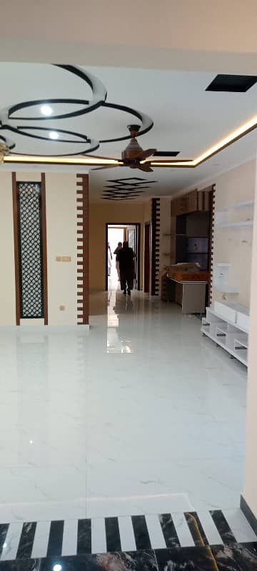 1 Kanal brand new dobal story house for sale in cbr town near park masjid markeet very hot location beatifull house 16