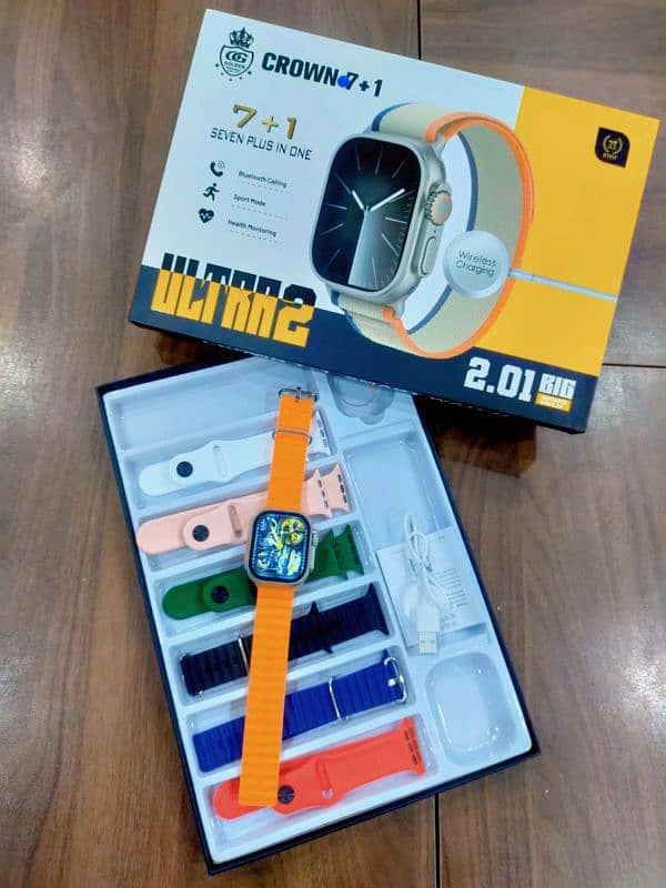 Ultra 2 Smart Watch with 7 Strips 1