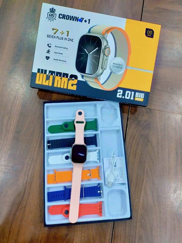 Ultra 2 Smart Watch with 7 Strips 2