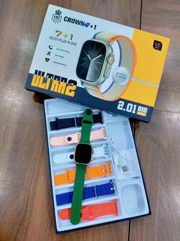 Ultra 2 Smart Watch with 7 Strips 4