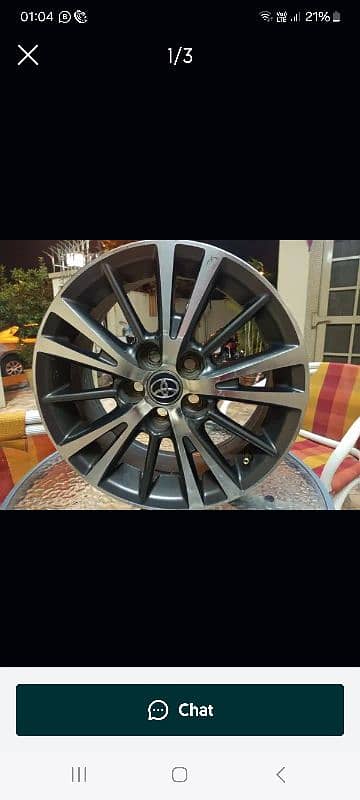 alloy rim toyota Altis and grande 2