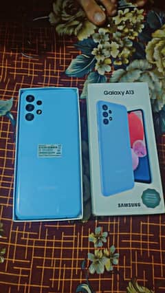 Samsung A13 4/128 Complete box Untouch peace bulbul ka baccha urgent