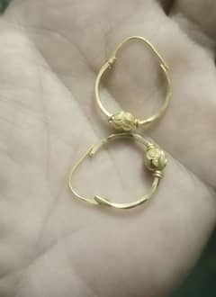 GOLD RING AND EARING