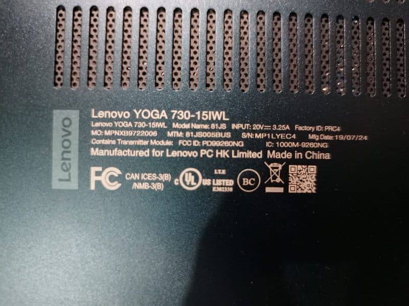 Lenovo yoga 730 16