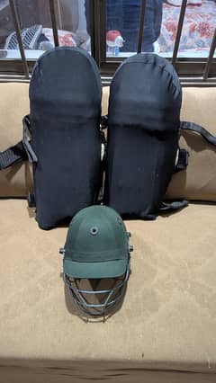 Cricket SG pads ! Helmet and Bag