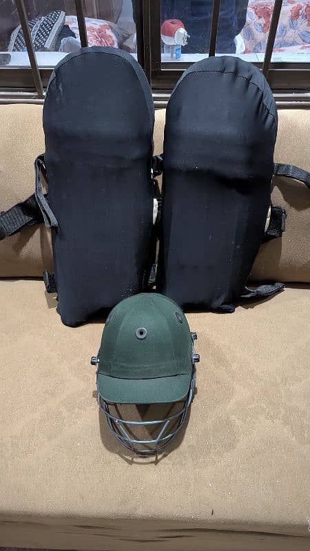 Cricket SG pads ! Helmet and Bag 1