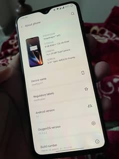 One Plus 6t Gaming Mobile 8gb Ram 128gb Rom