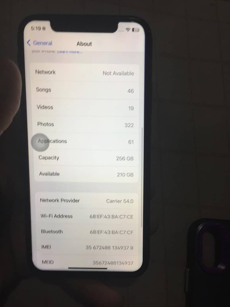 iphone x jv pta prove 256Gb face id not work other all ok exchange xs 6