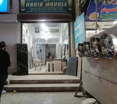 Full Furnished Office Size 18/40 With Extra Land Attached Bath Attached Kitchen Furniture/Ups//Generator/Ptcl/Cctv Cameras/ Best Option, 200 Feet Main Road Facing Power House Chowrangi North Khi Sector 11A