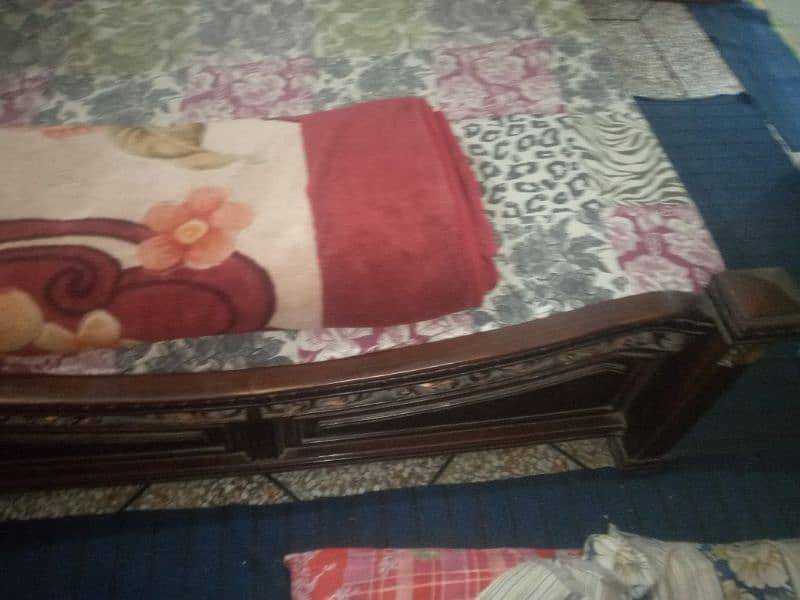 Double bed dressing side tables with 2 seater 1 sofa. 2