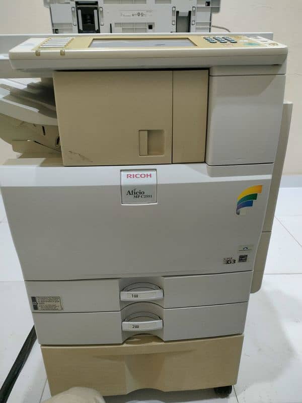 Ricoh 2551 color machine for sale All in one 8