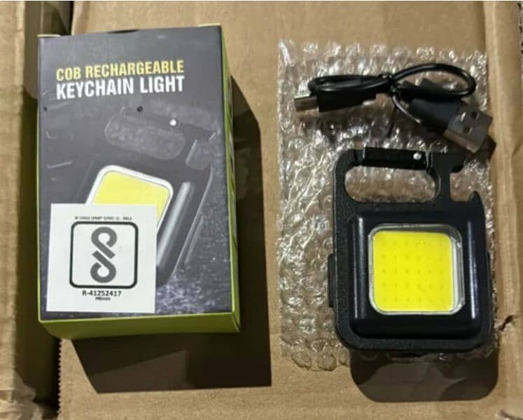 cob rechargeable and keychain light 6