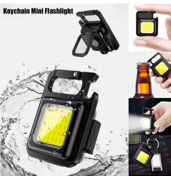 cob rechargeable and keychain light 7