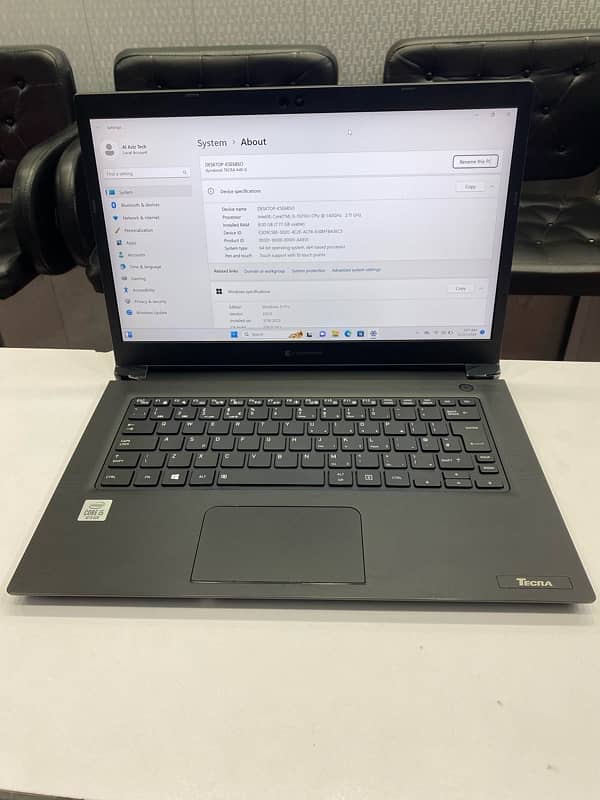 Toshiba Dynabook Core i5-10th gen 8/256 SSD 6