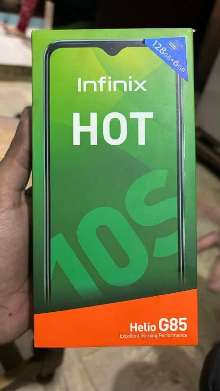 Infinix hot 12s 10/9 128 Gb + 8 gb 6000 MAh battery with box 1