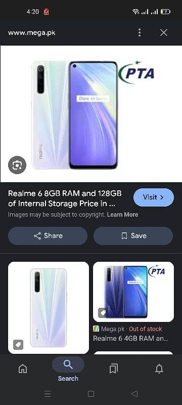 realme 6 (8 gb ram. 128 memory) only front glass change 03255184570 0