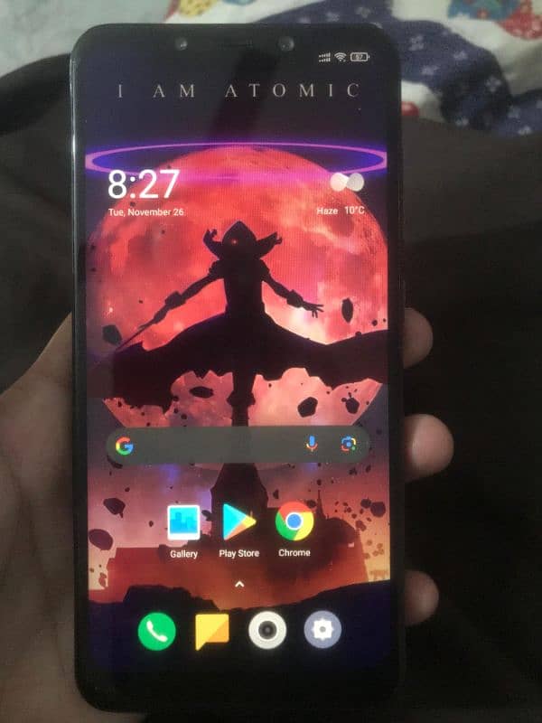 Poco f1 6/128 dualsim pubg60fps snapdragon 845 front crack but working 8