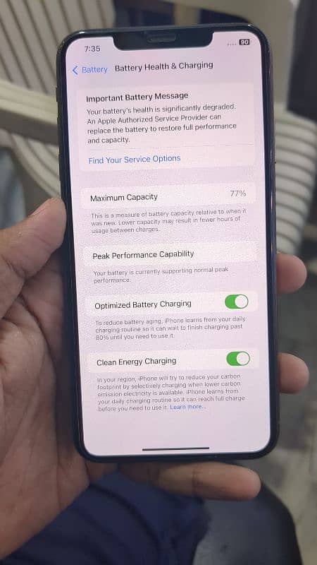 xs max dual sim pta approved 76b/h 256 gb with box 2