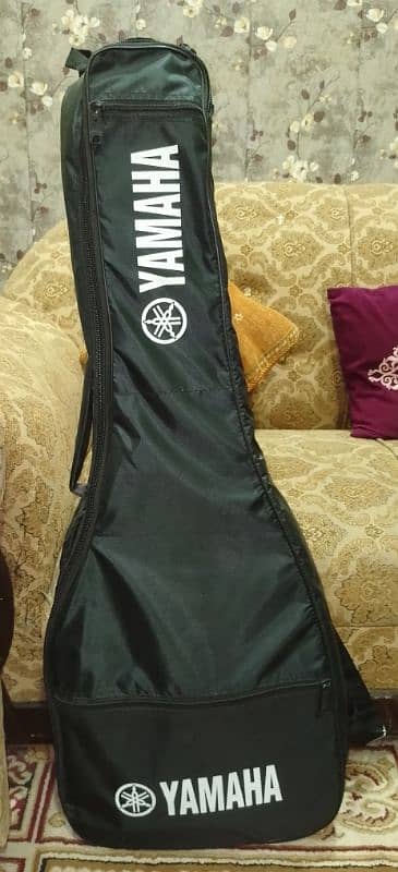 urgent selling guitar with bag and three  piks 10