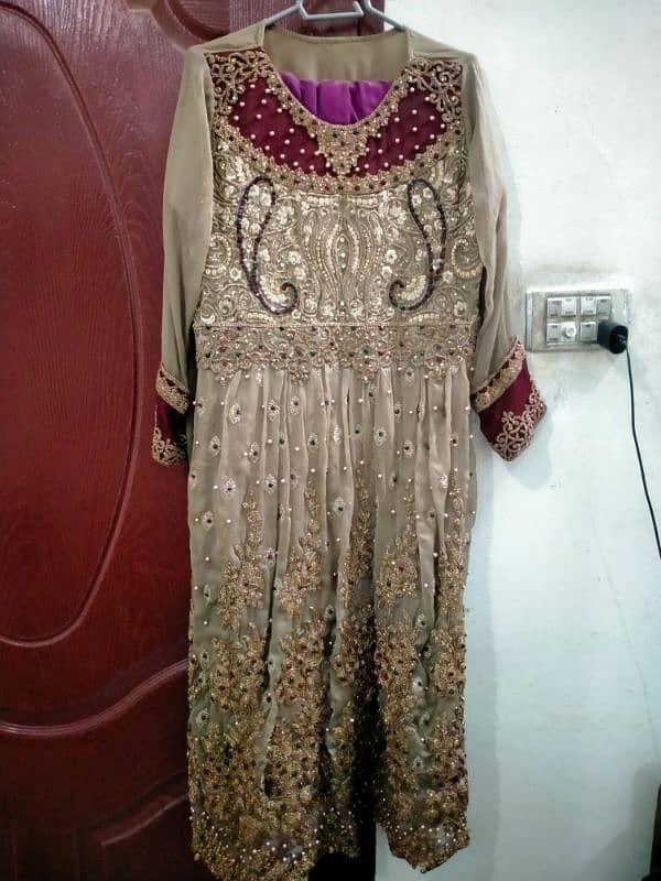 2 piece (frock + dupatta) 3