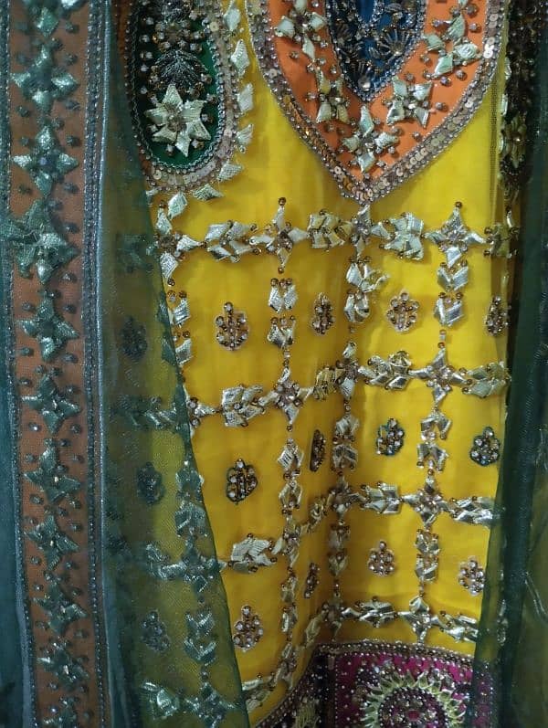 mehndi suit for bridal 1