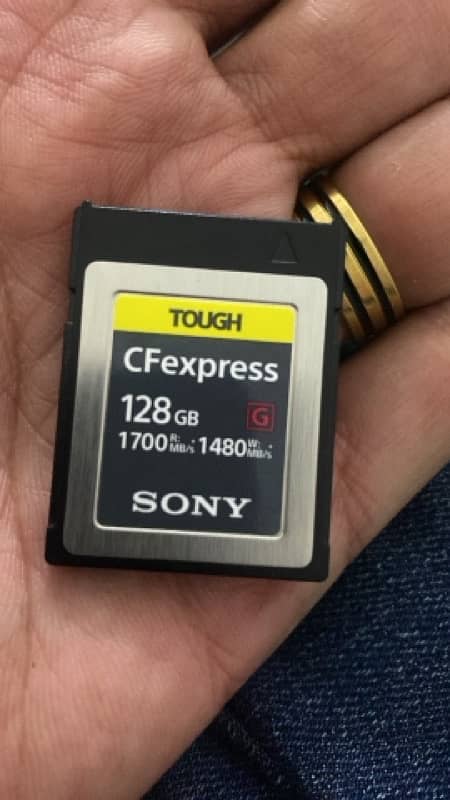 Sony 128GB CFexpress Type B TOUGH Memory Card 1