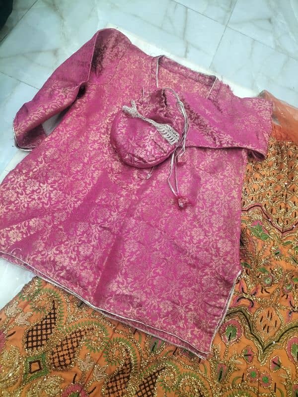 1 time used size 10 to 11 year Kurti sharara 0