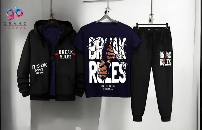 NEW ARRIVALS   Breack Rules  _WINTER COLLECTION COMPLETE SUIT_3 in 1 1