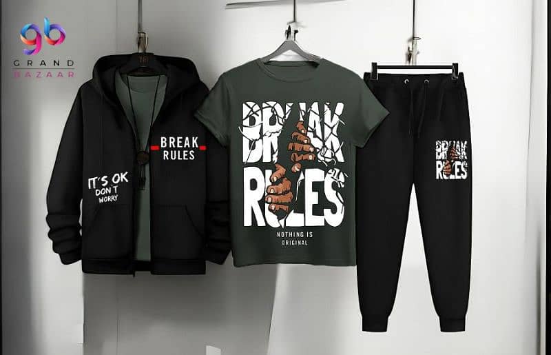 NEW ARRIVALS   Breack Rules  _WINTER COLLECTION COMPLETE SUIT_3 in 1 3