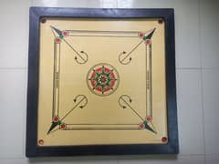 Carrom board.