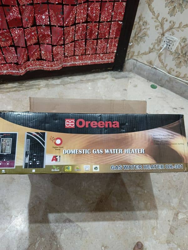 Brand New unused Oreena Gas water geyser heater 3