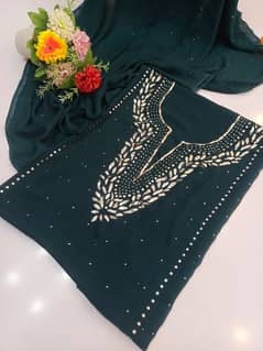 New Article for Mukesh embroidery suits