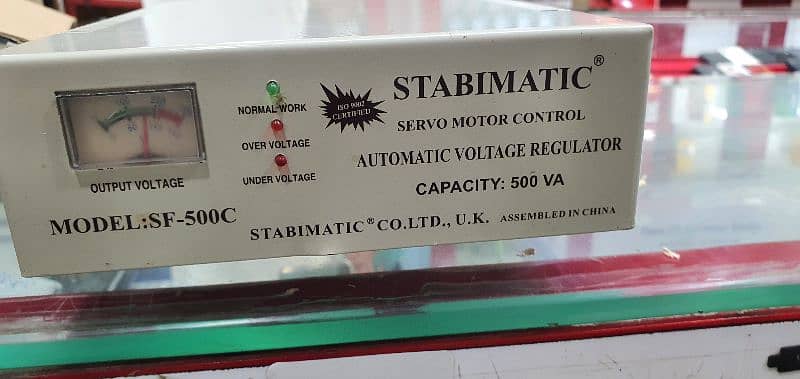 STABIMATIC Servo Stabilizer SF-500C 1