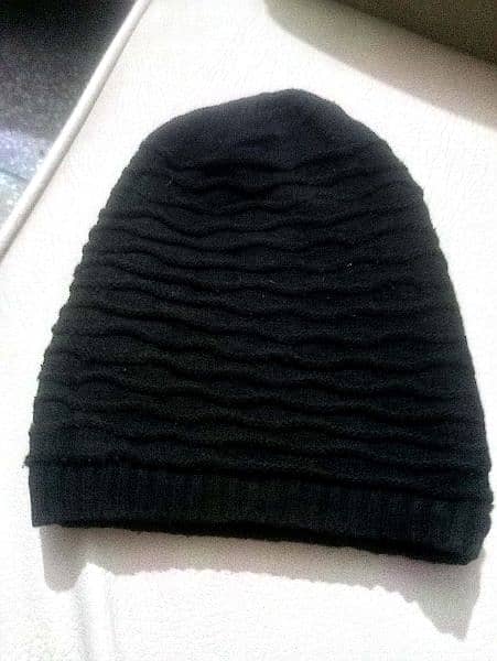 winter cap with neck scarf 0