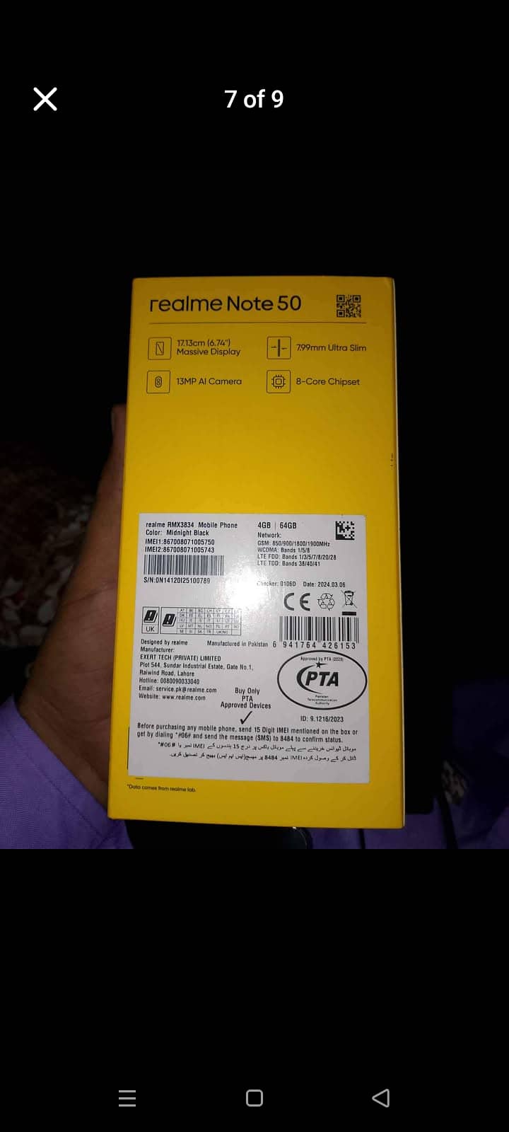 realme Note 50 dabba charger 2