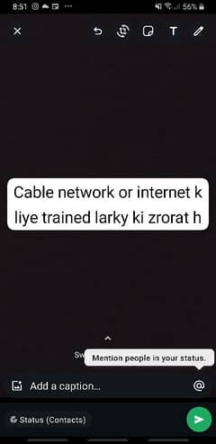 experienced boy for cable network and internet