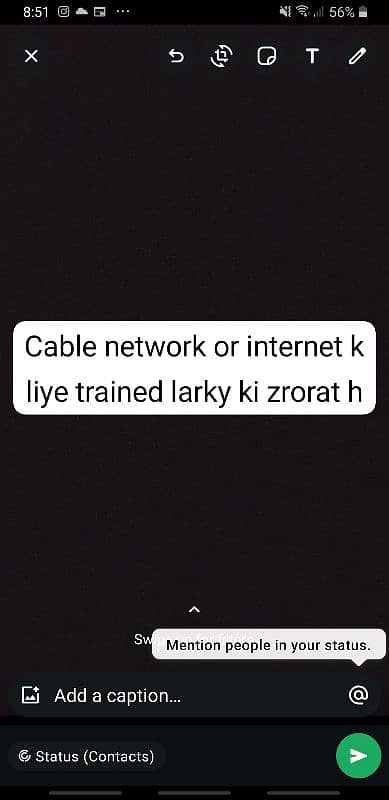 experienced boy for cable network and internet 0