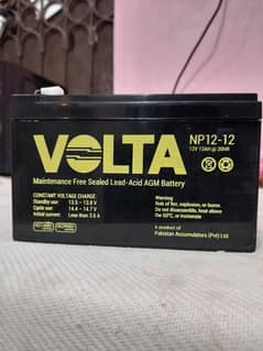 dry battery 12volt 12ah in new condition