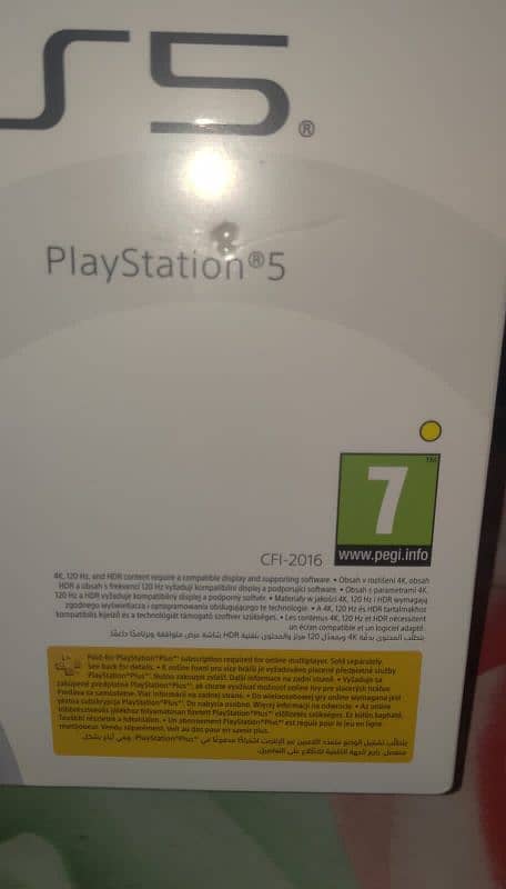 PS5 Slim Europe 1Tb Non Active I just import from UAE 1