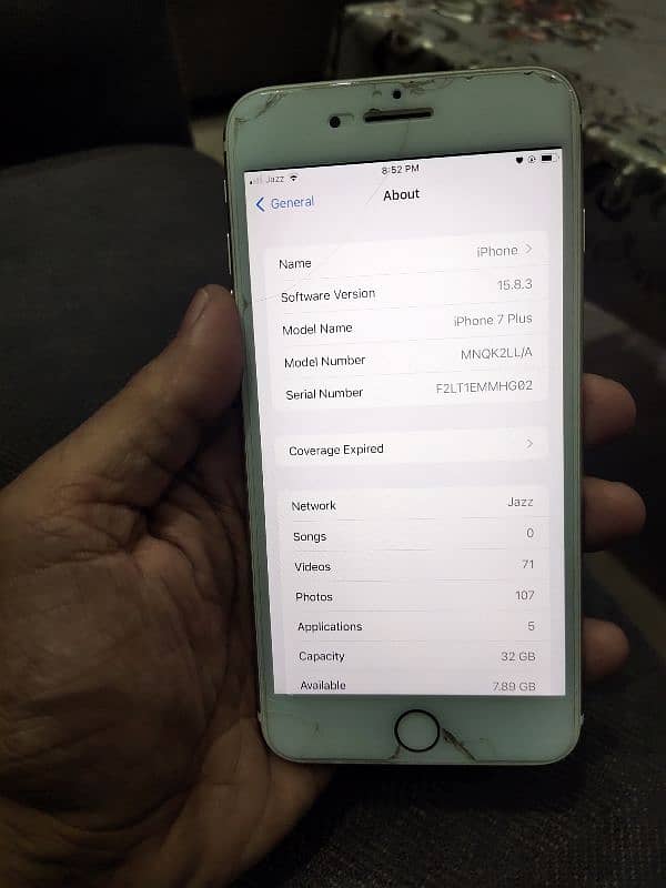 IPHONE 7 PLUS 32GB Pta Approved 2