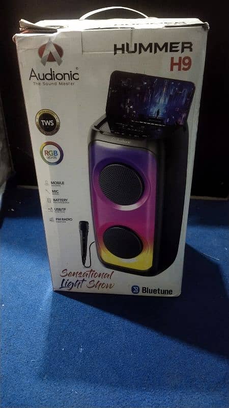 HUMMER H9 Wireless Bluetooth Portable Rechargeable Speaker 1