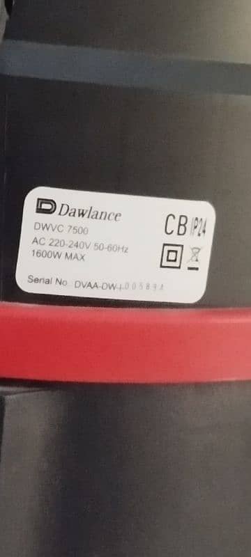 Dawlance Vacuum Cleaner DWVC 7500 1600W 4