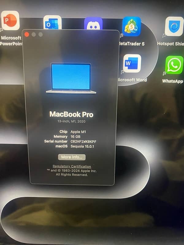 MacBook Pro 2020 M1 1tb 16gb 1