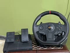 stearing wheel and pedals for gaming